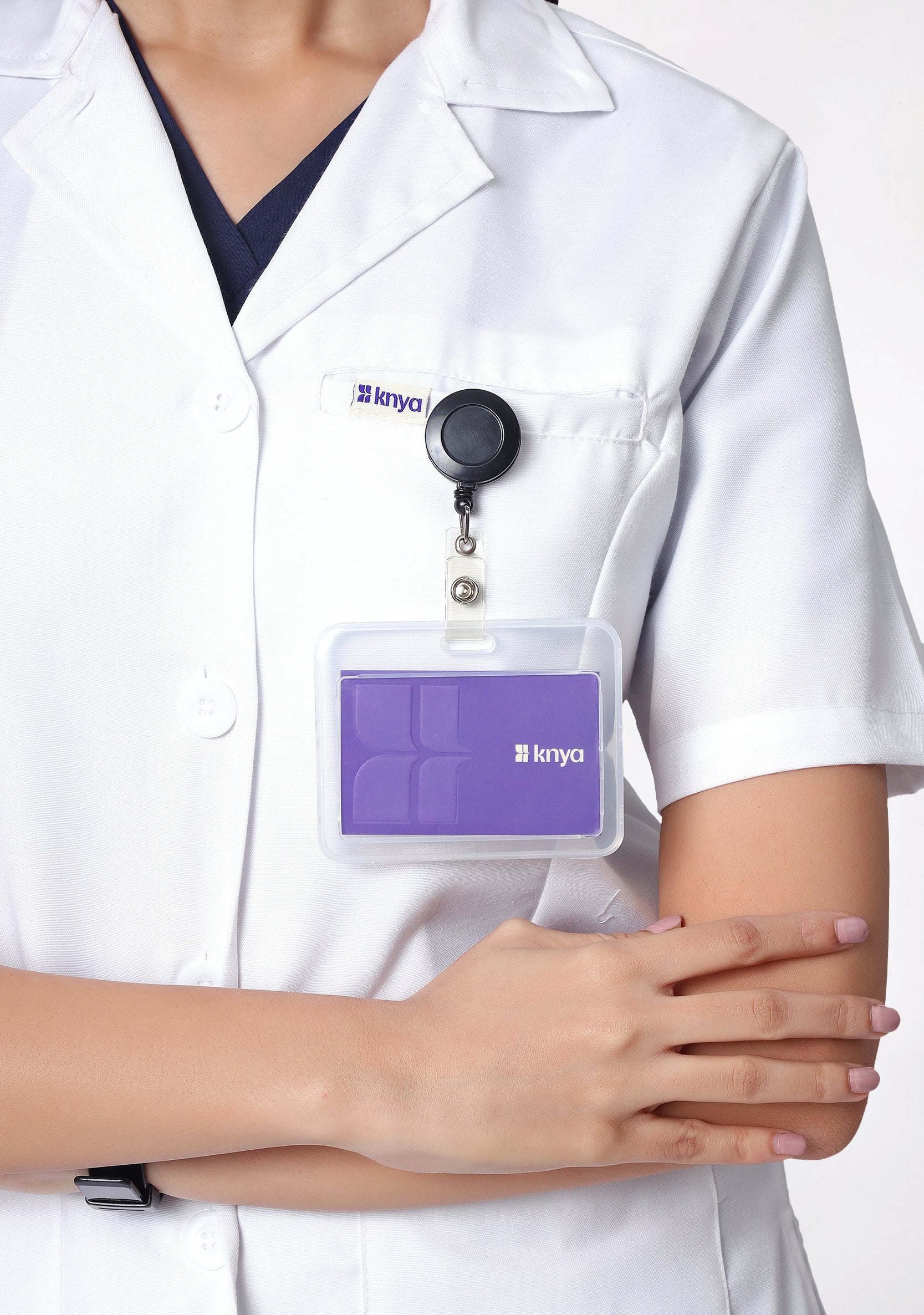 Everyday Women's Plus Size Lab Coat Apron