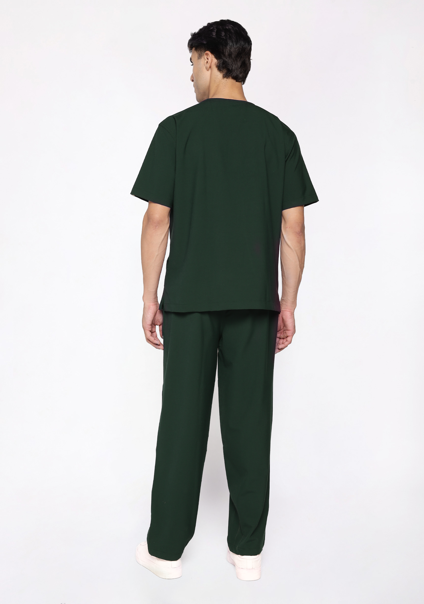 Classic Men's V-Neck (Military Green) Scrub