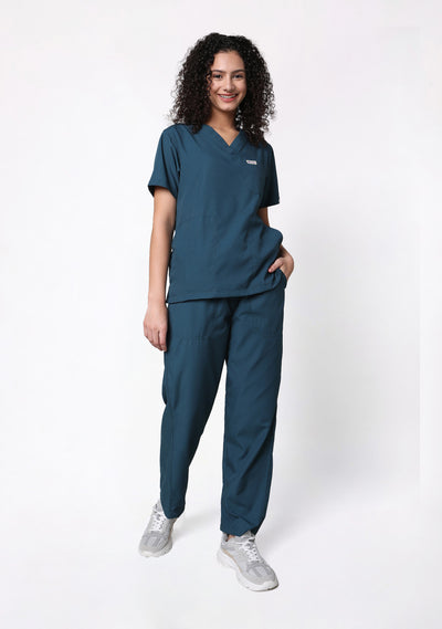 Classic Women's V-Neck (Forest Green) New Gen Scrub