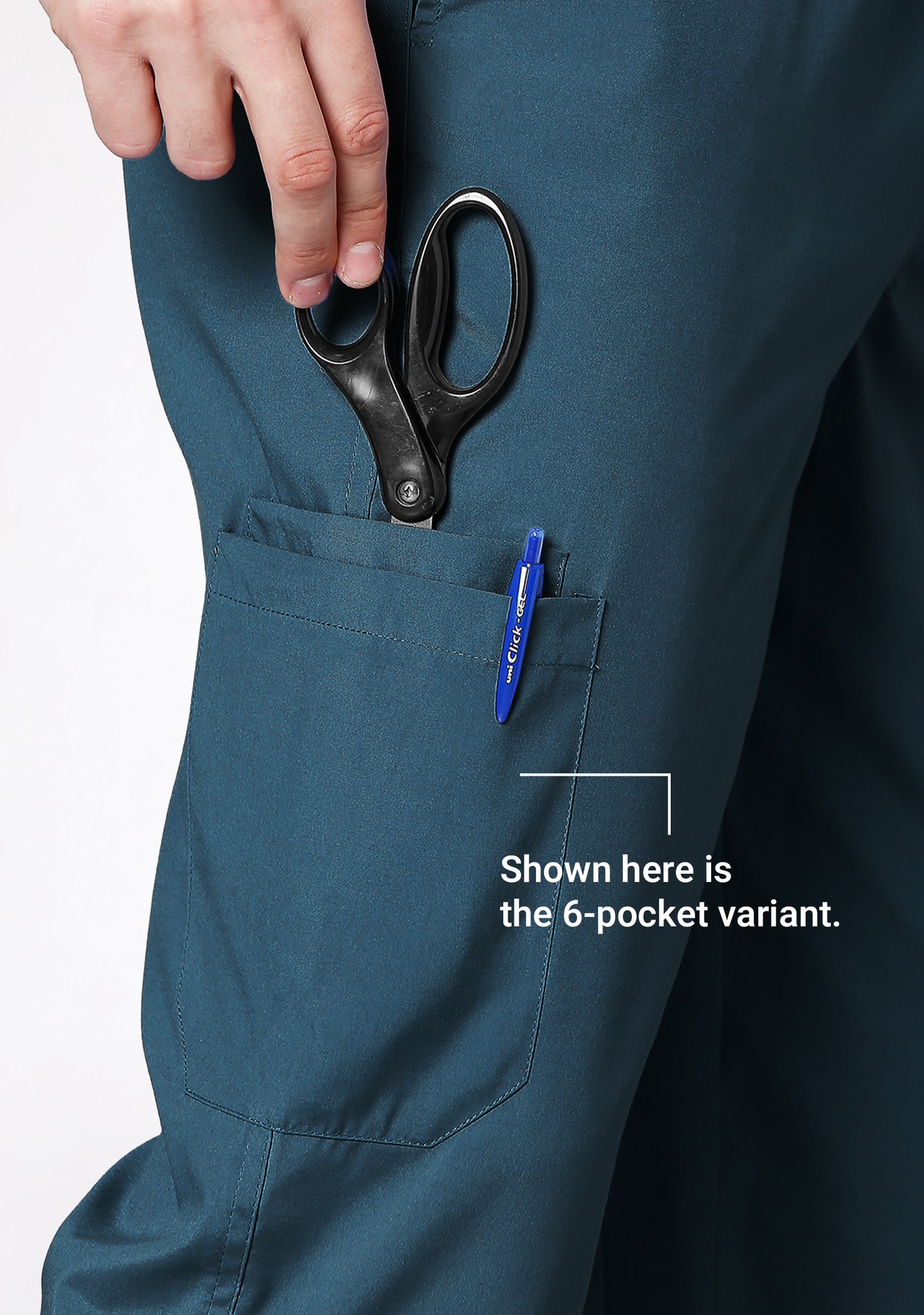 Classic Men's V-Neck (Forest Green) Scrub