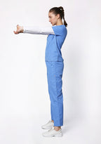 Classic Women's V-Neck (Ceil Blue) Scrub