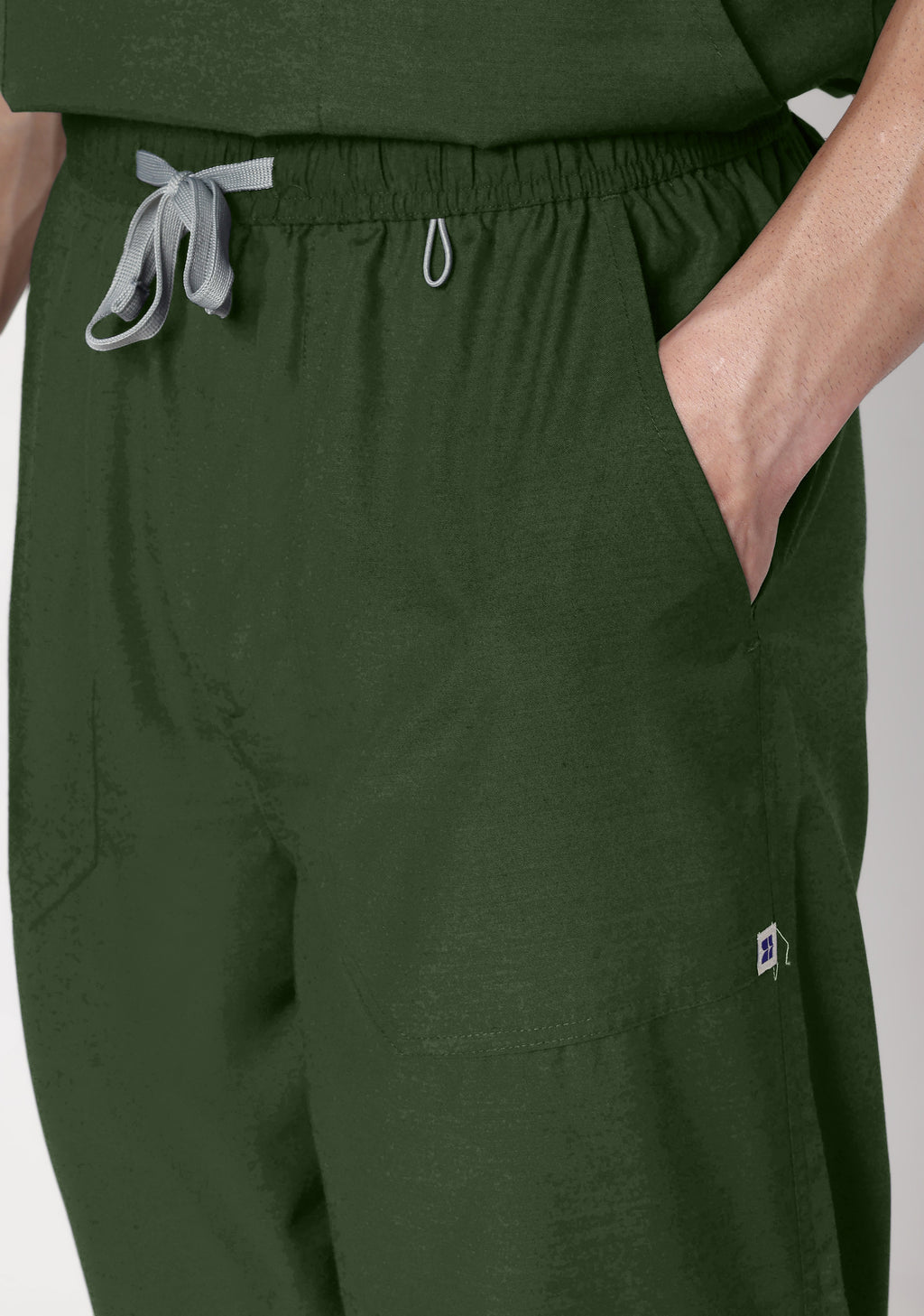 Classic Men's V-Neck (Military Green) Scrub