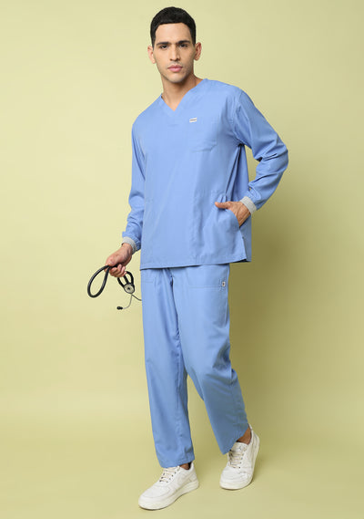 Men's Longsleeves (Ceil Blue) Scrub