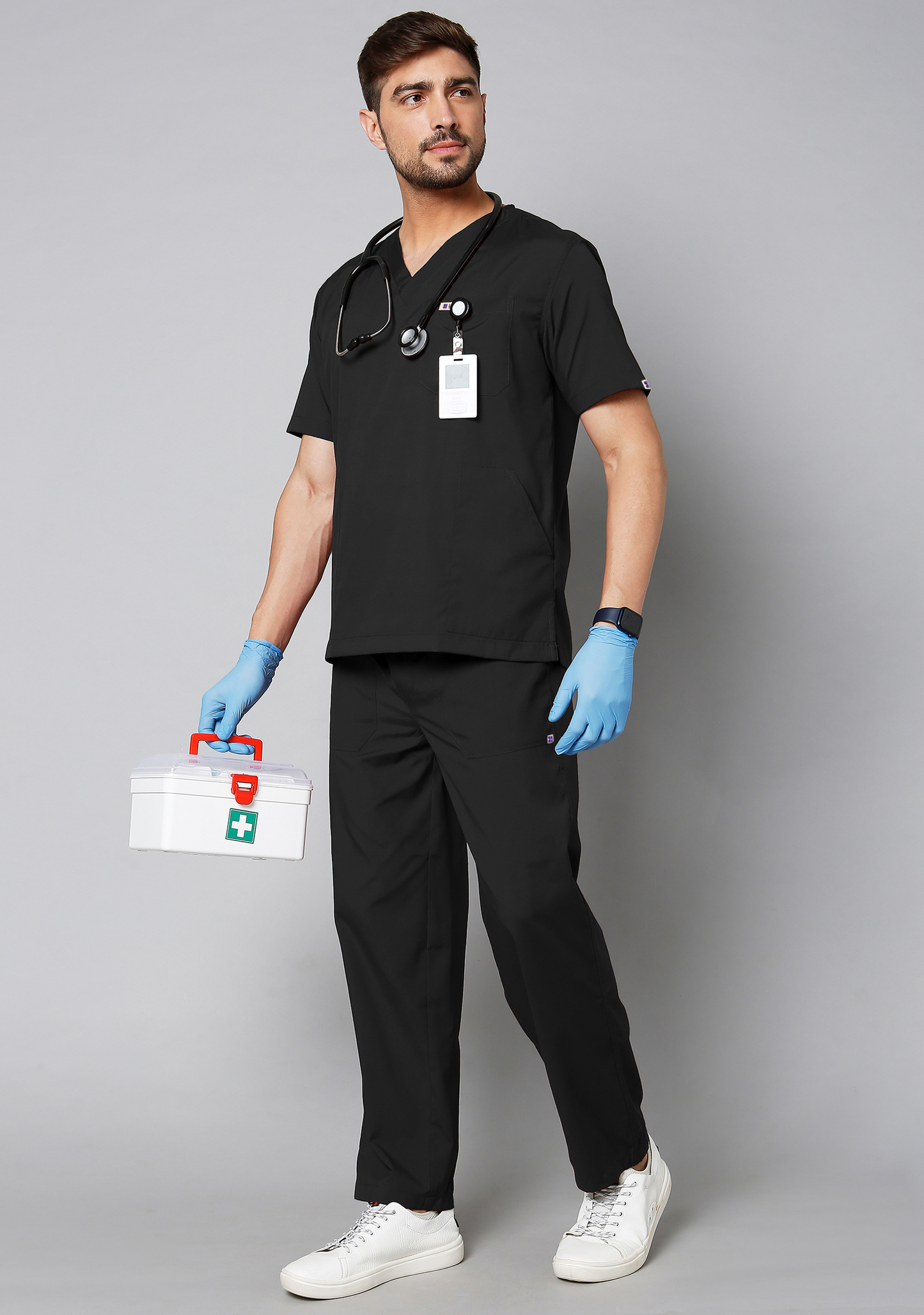 Black Scrubs For Doctors