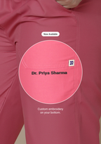 Classic Women's V-Neck (Hot Pink) Scrub
