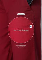 Classic Women's V-Neck (Maroon) Scrub