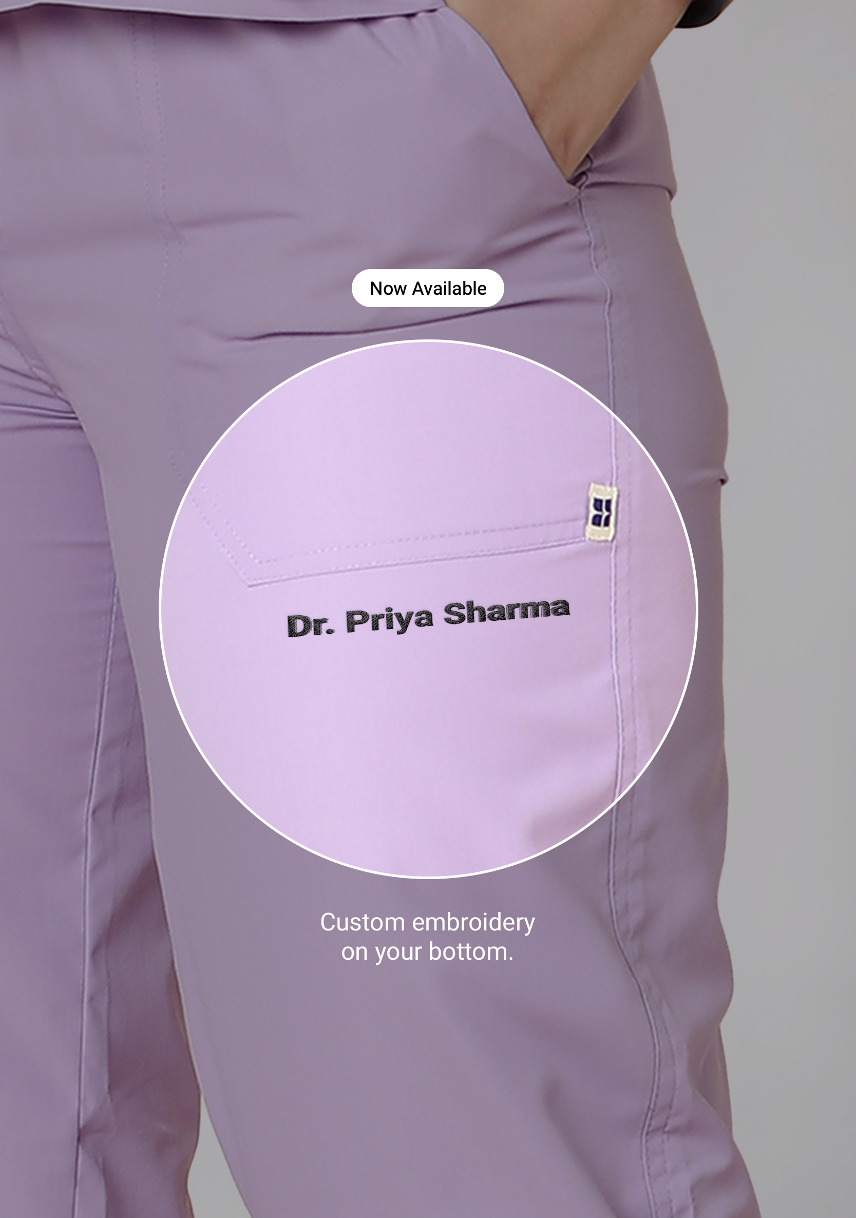 Classic Women's V-Neck (Pastel Lilac) Scrub