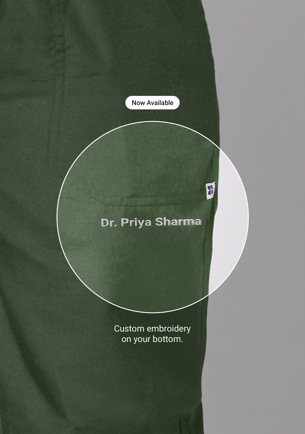 Classic Women's V-Neck (Military Green) Scrub