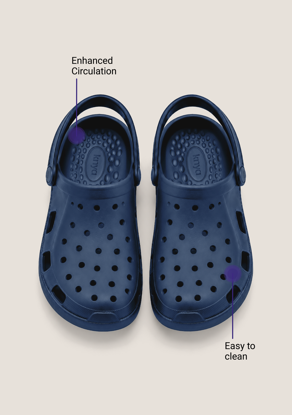 Wind Men's (Navy) Clog