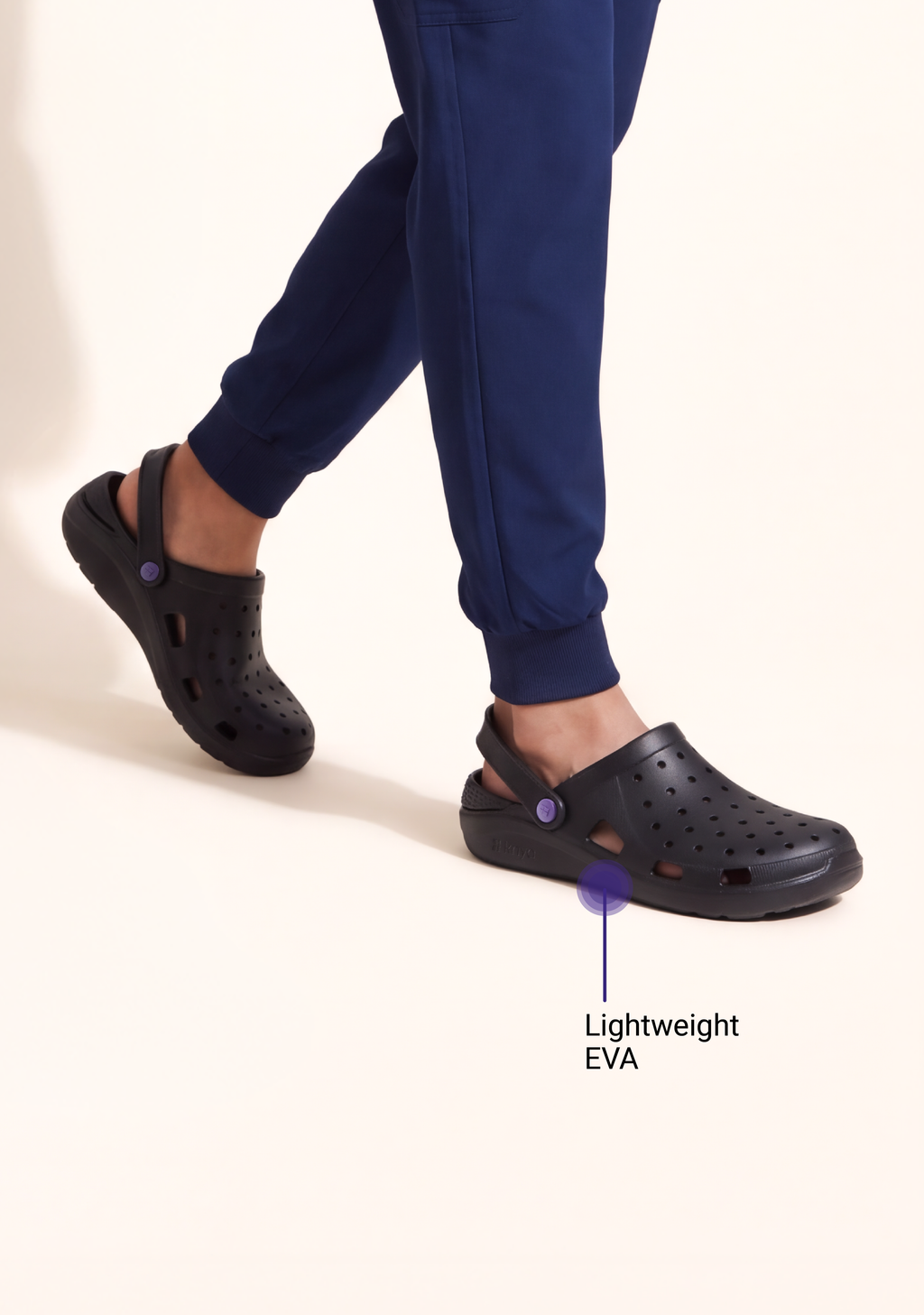 Wind Men's (Black) Clog