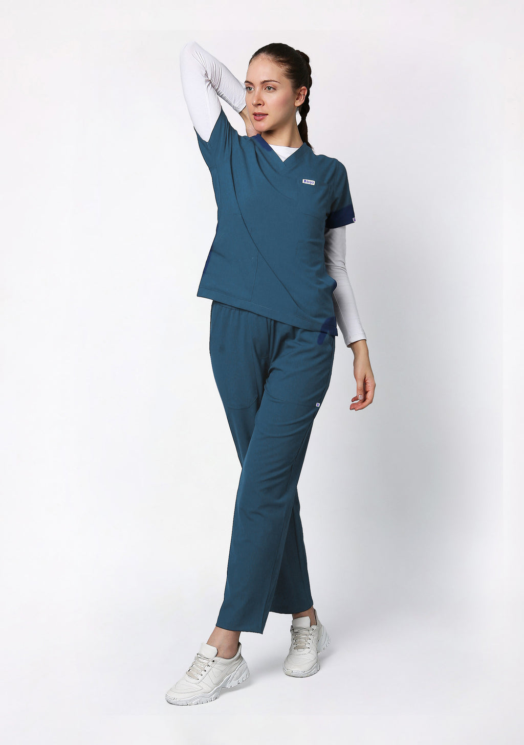 Ecoflex Women's V-Neck (Forest Green) Scrub