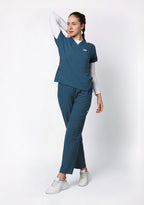 Ecoflex Women's V-Neck (Forest Green) Scrub