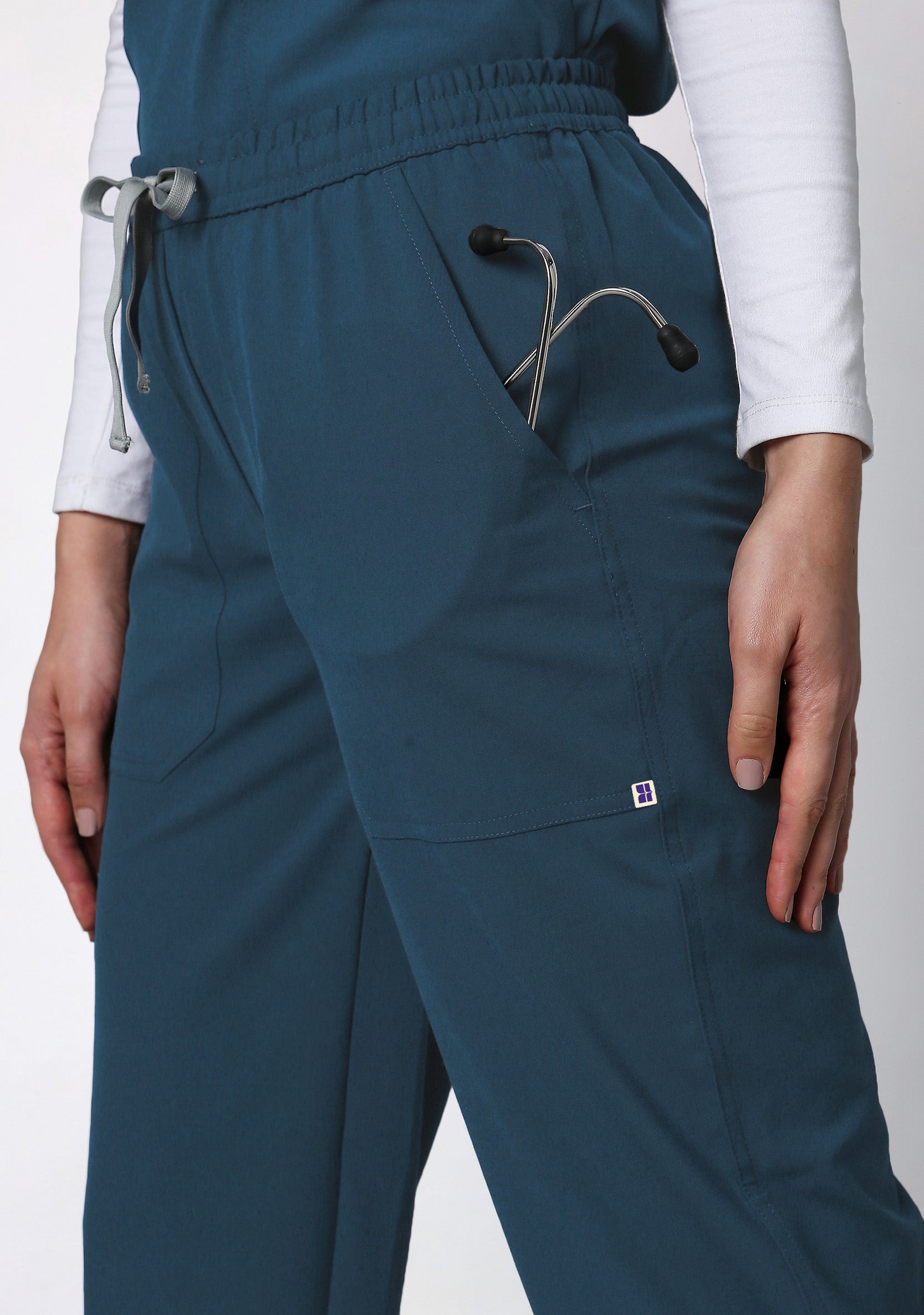 ecoflex™ Women's V-Neck (Forest Green) Scrub.