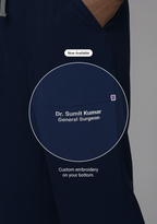 ecoflex™ Women's V-Neck (Navy) Scrub