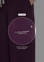 ecoflex™ Women's V-Neck (Wine) Scrub