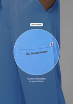 ecoflex™ Men's V-Neck (Ceil Blue) Scrub.