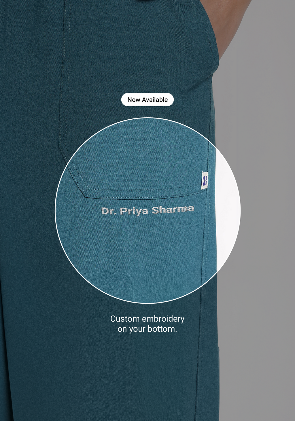 ecoflex™ Women's V-Neck (Forest Green) Scrub.