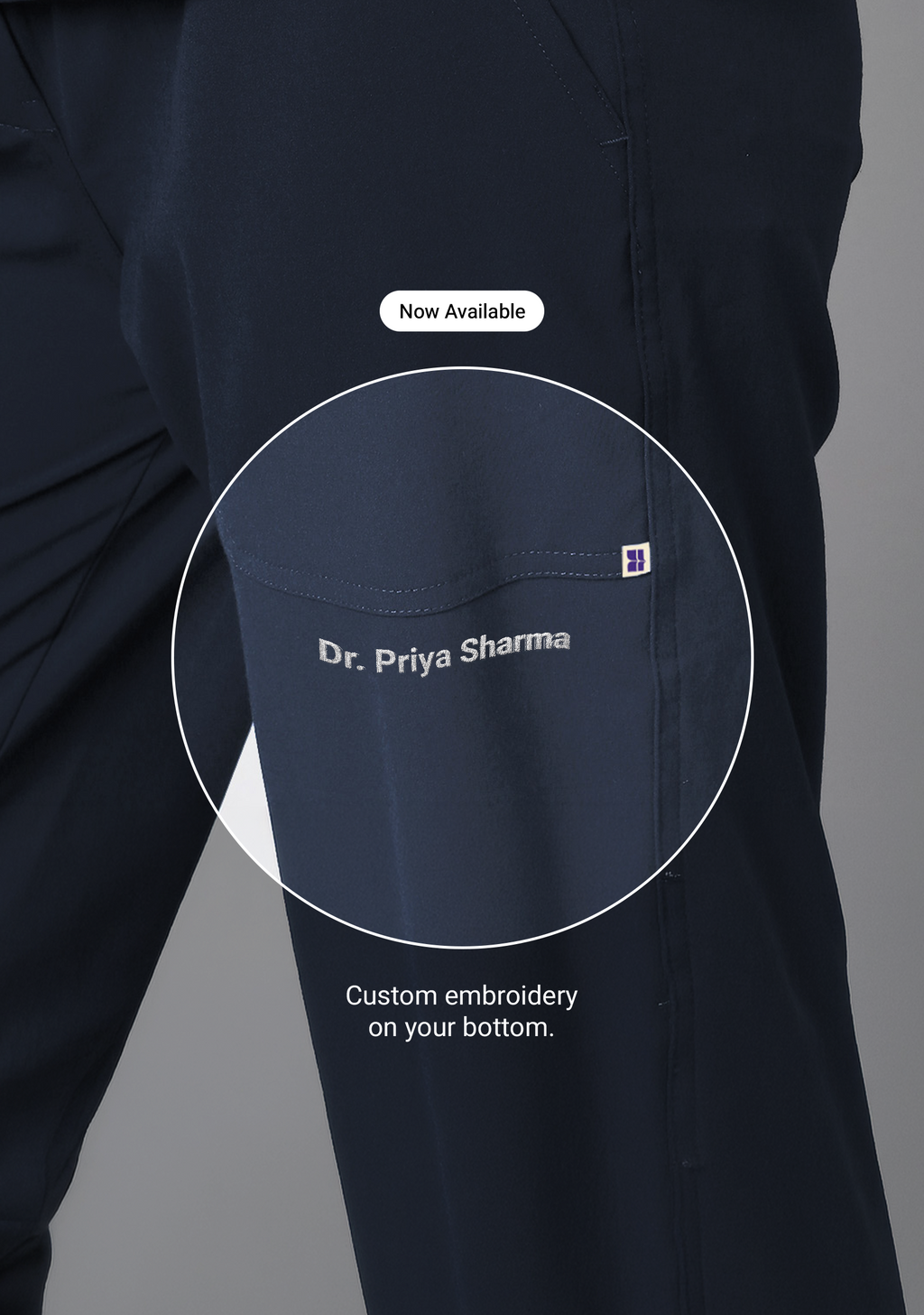 ecoflex™ Women's V-Neck (Steel Grey) Scrub.