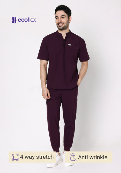 Ecoflex Men's Jogger (Wine) Scrubs