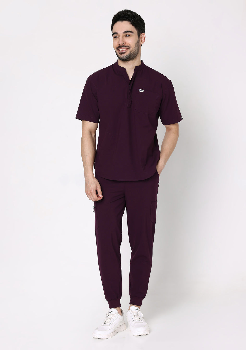 ecoflex™ Men's Jogger (Wine) Scrubs