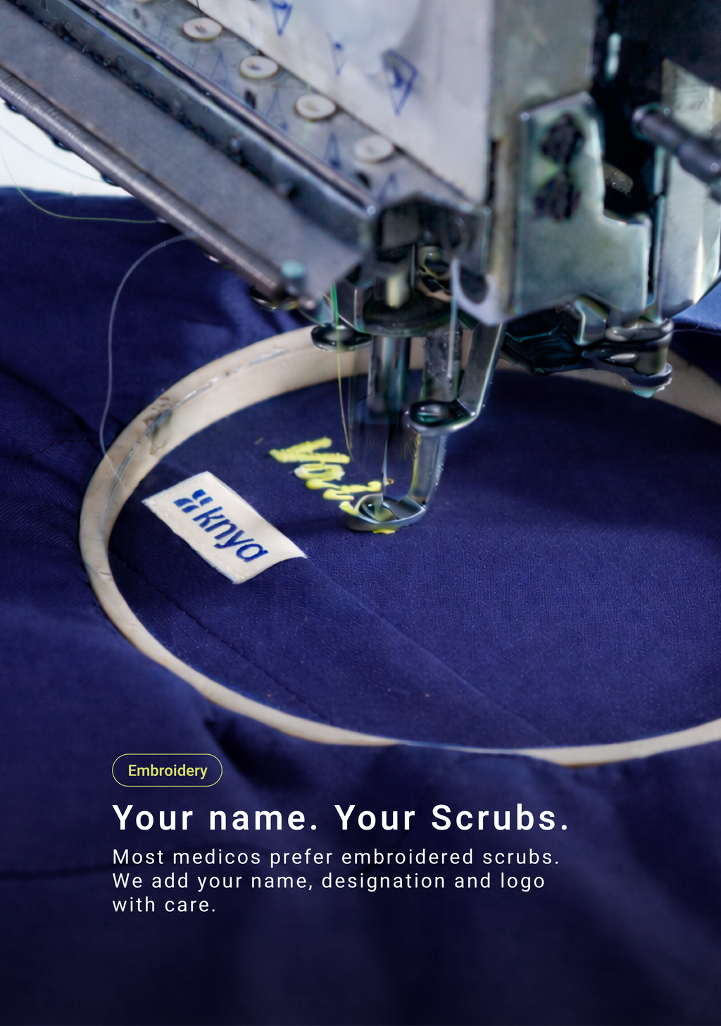 Classic Men's V-Neck (Navy) Plus Size Scrub