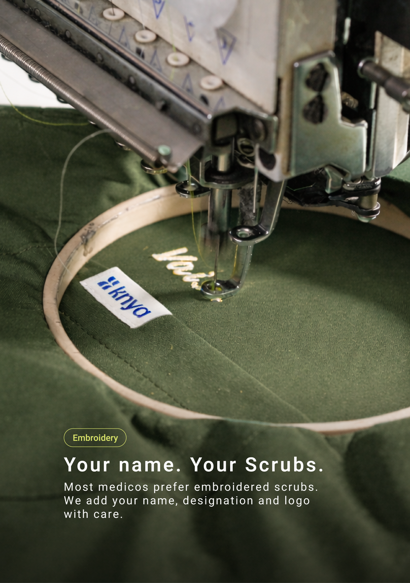 Classic Men's V-Neck (Olive) Scrub
