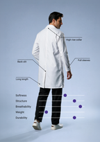 Chief Men's Lab Coat Apron