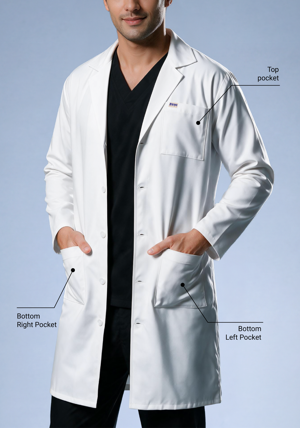 Chief Men's Lab Coat Apron