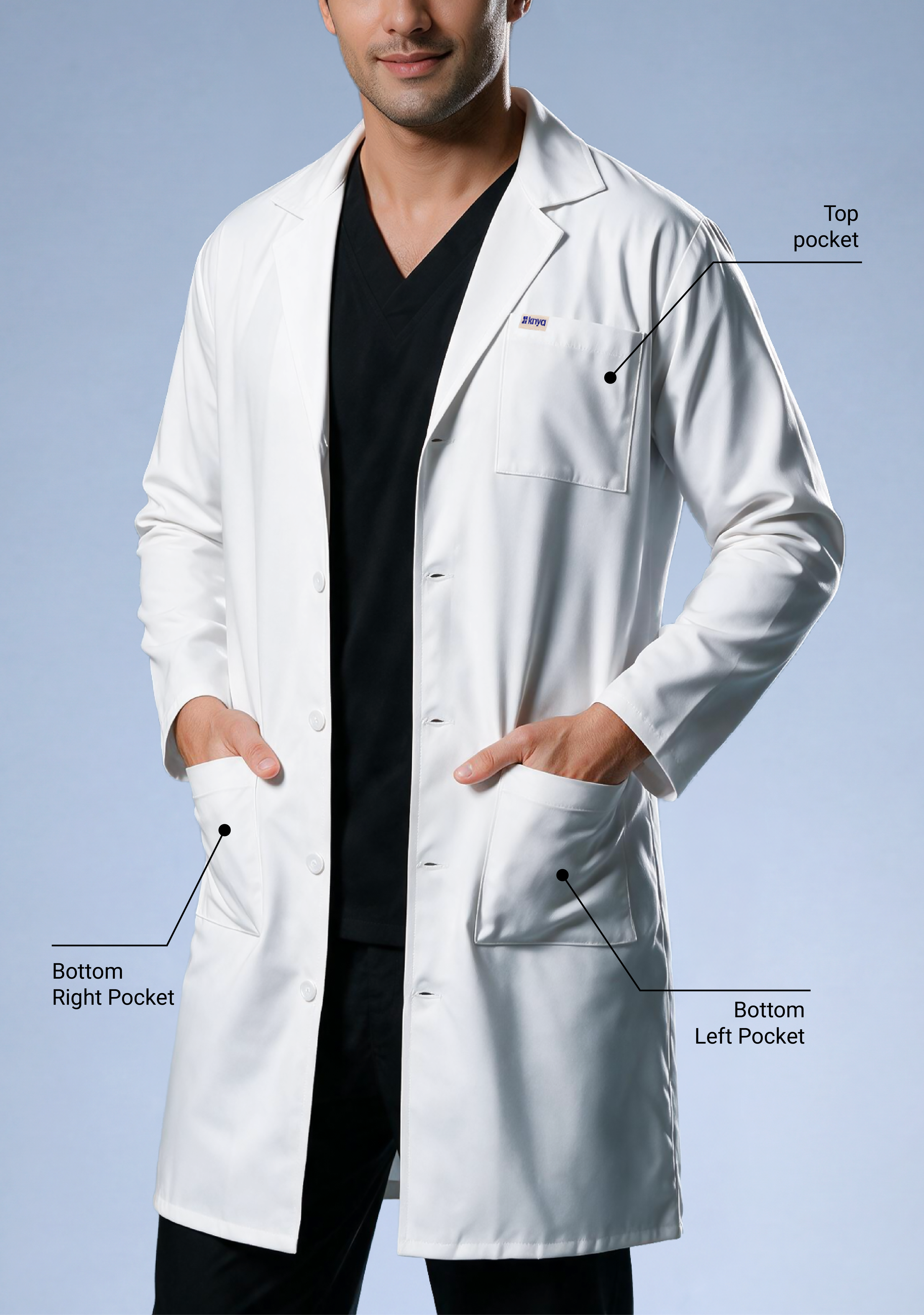 Chief Men's Lab Coat Apron