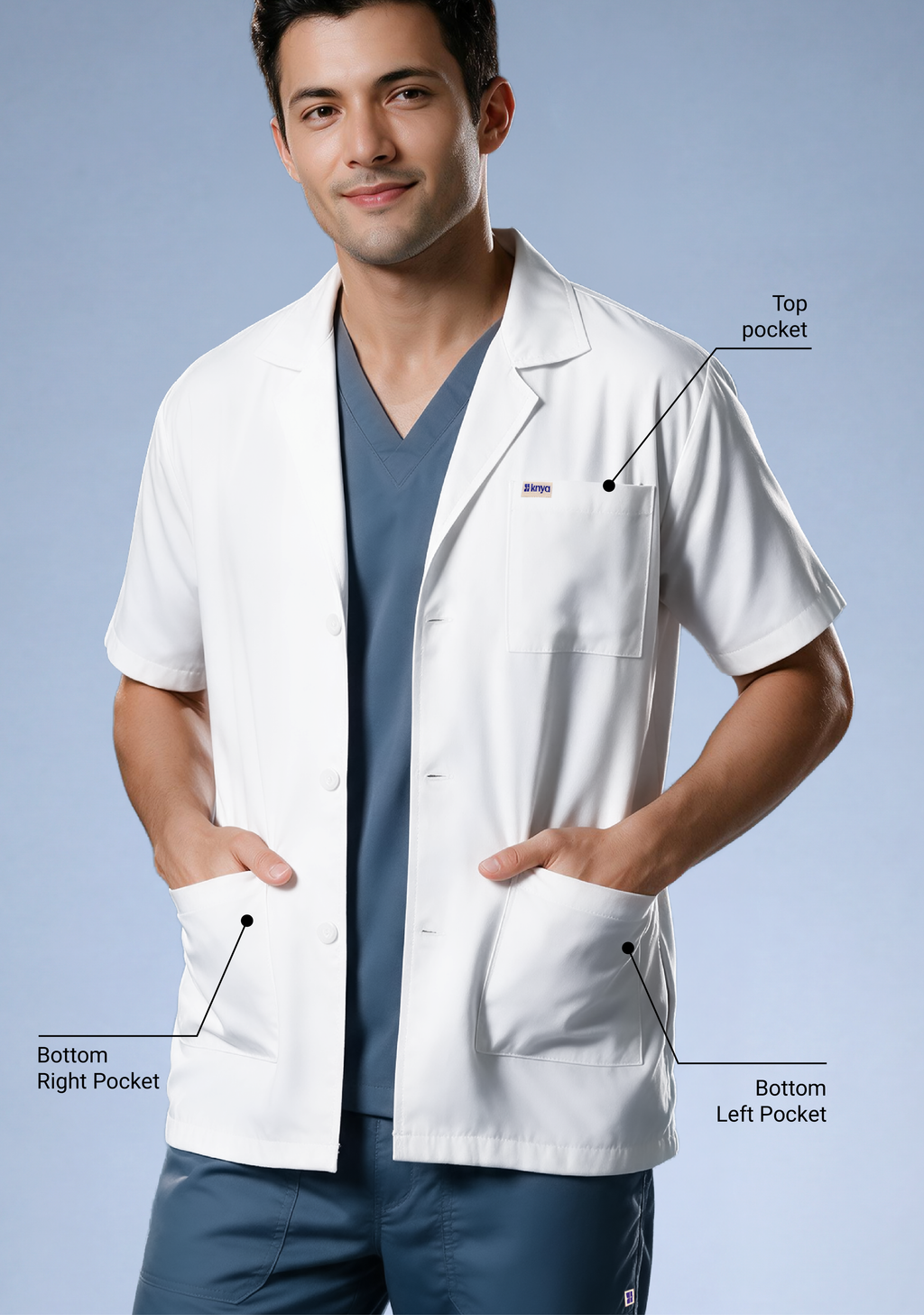 Everyday Men’s Lab Coat Apron