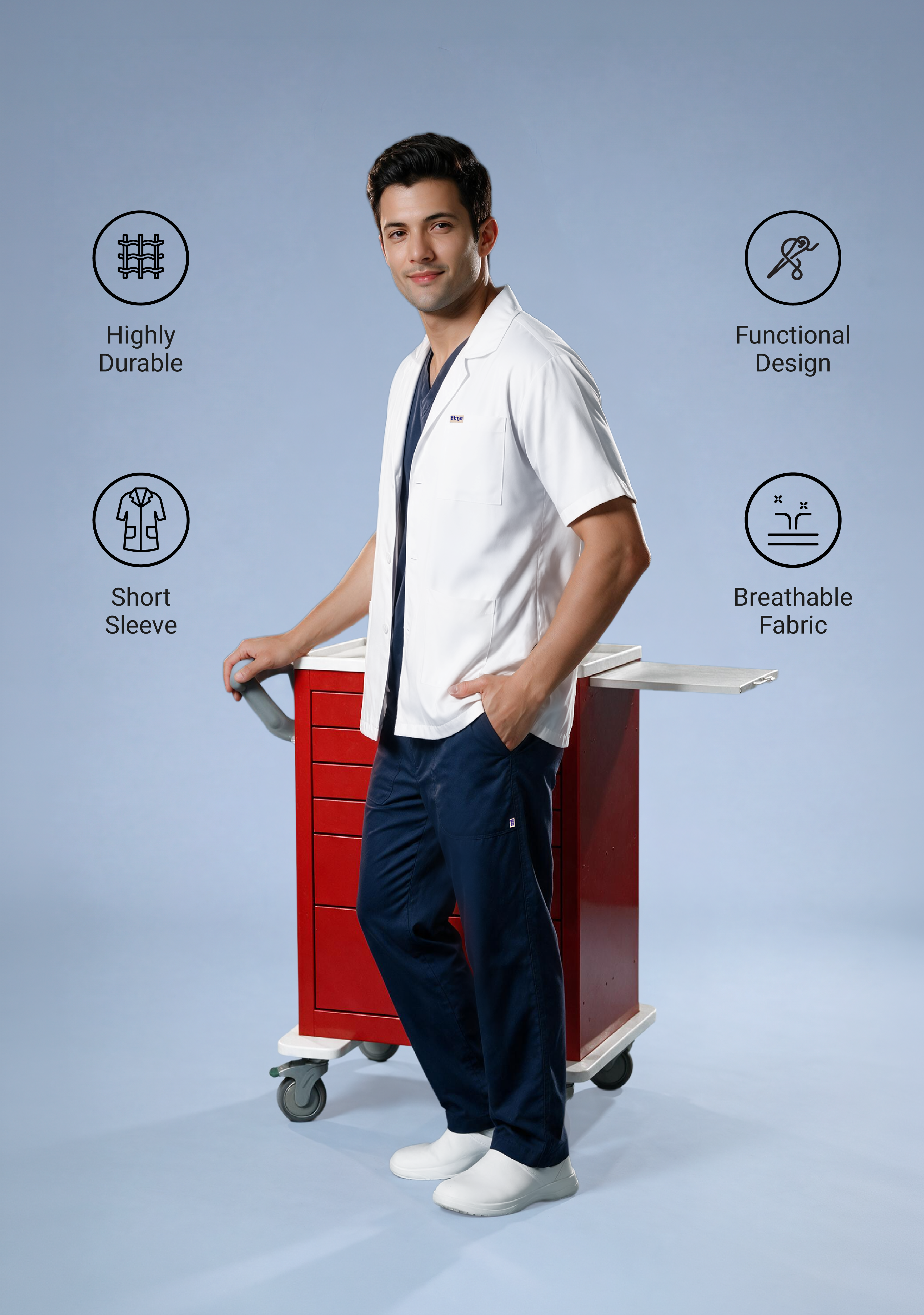 Everyday Men’s Lab Coat Apron