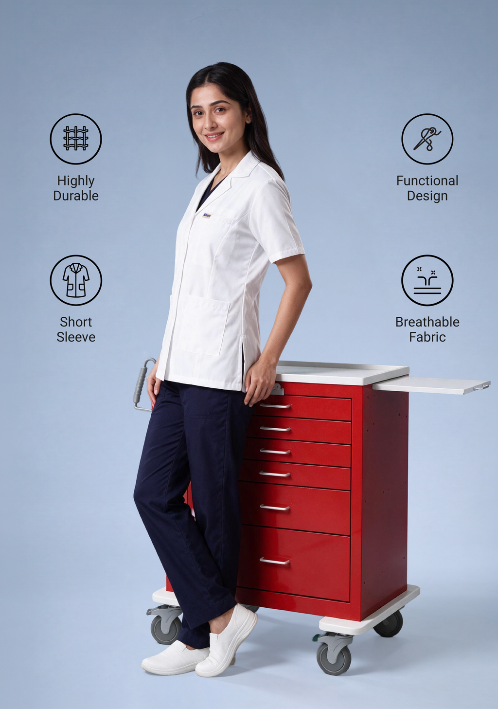 Everyday Women's Lab Coat Apron