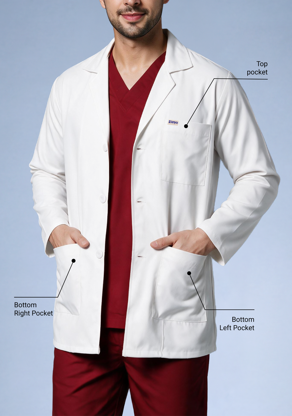 Focus Men’s Lab coat Apron