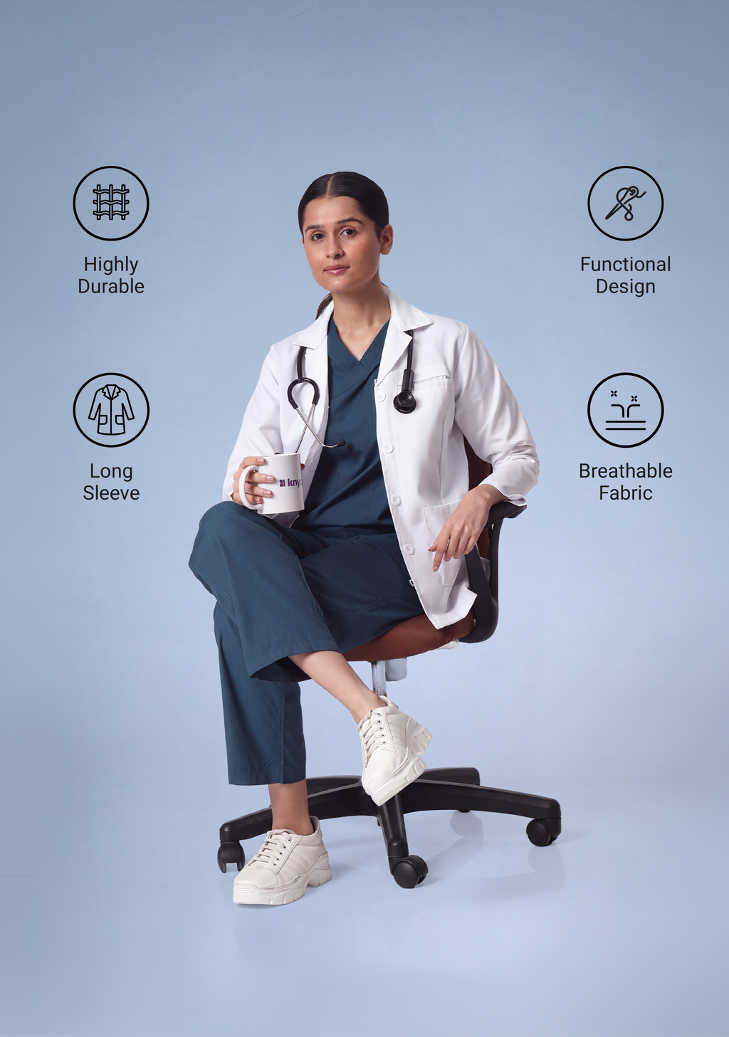 Focus Women’s Lab coat Apron