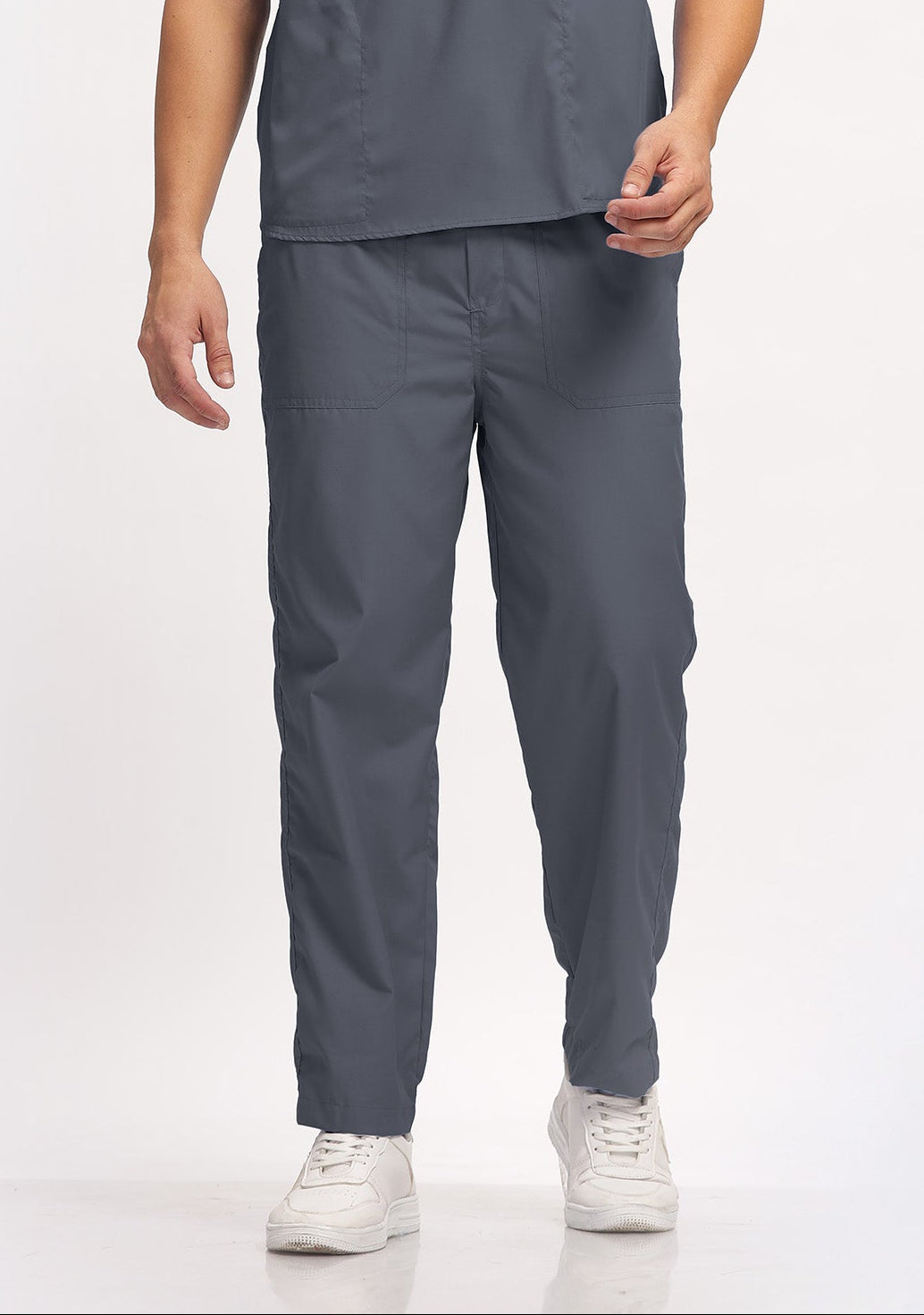 Classic Men's 2-Pocket (Heather grey) Scrub Bottom