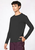Men's Supersoft L/S (Charcoal) Plus Size Underscrub