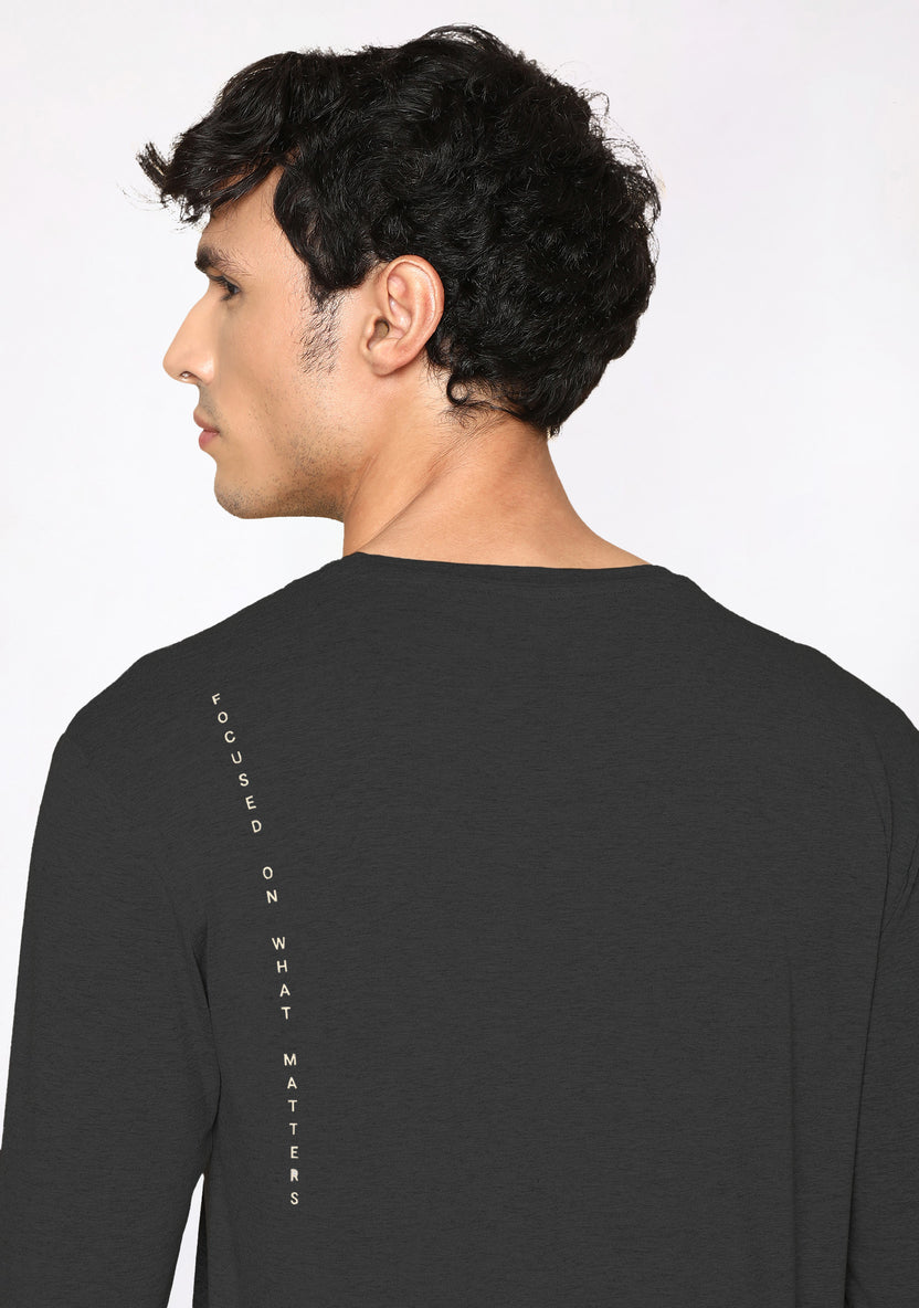 Men's Supersoft L/S (Charcoal) Underscrub