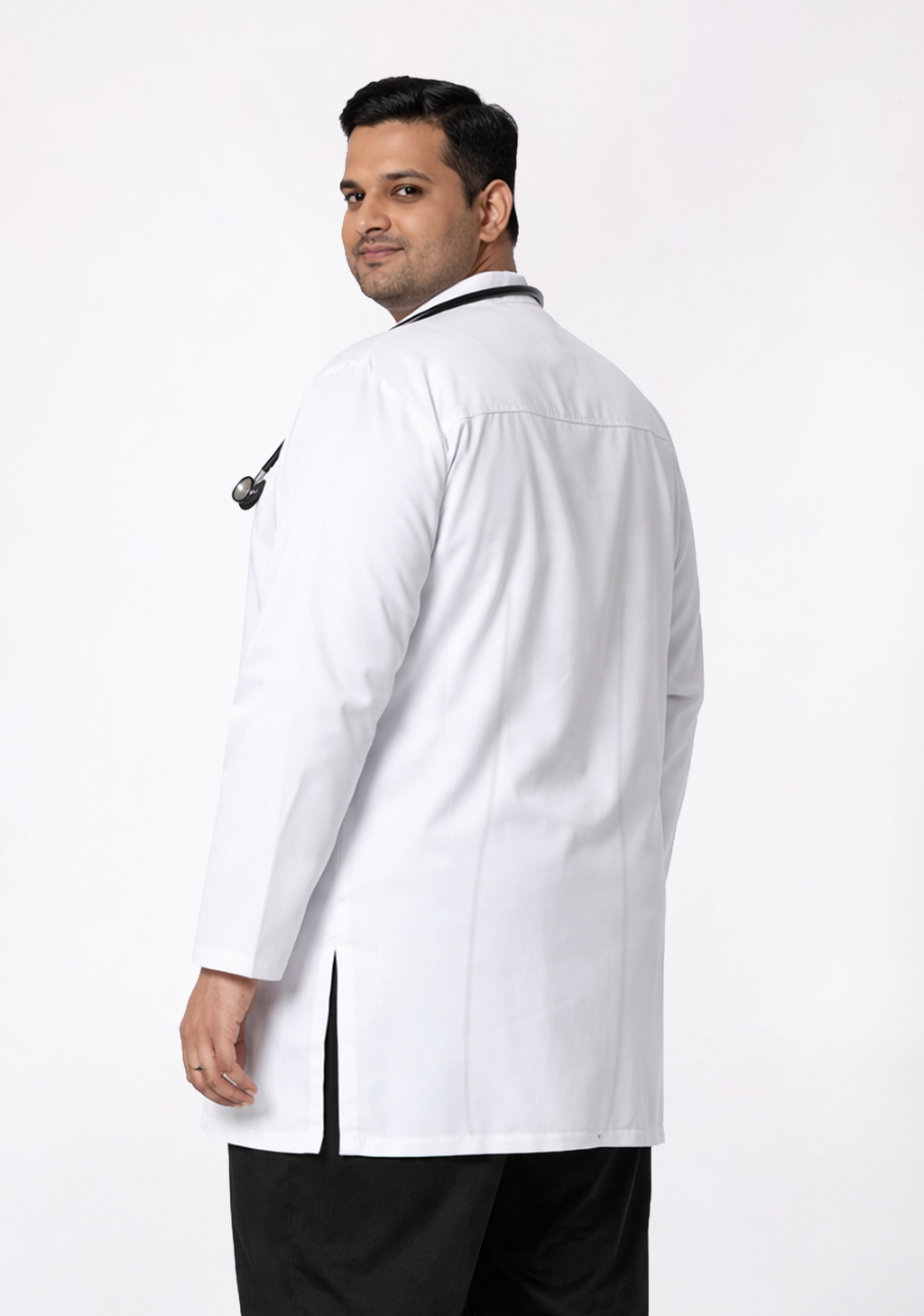 Chief Men's Plus Size Lab Coat Apron