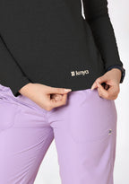 Supersoft Women's L/S (Charcoal) Underscrub