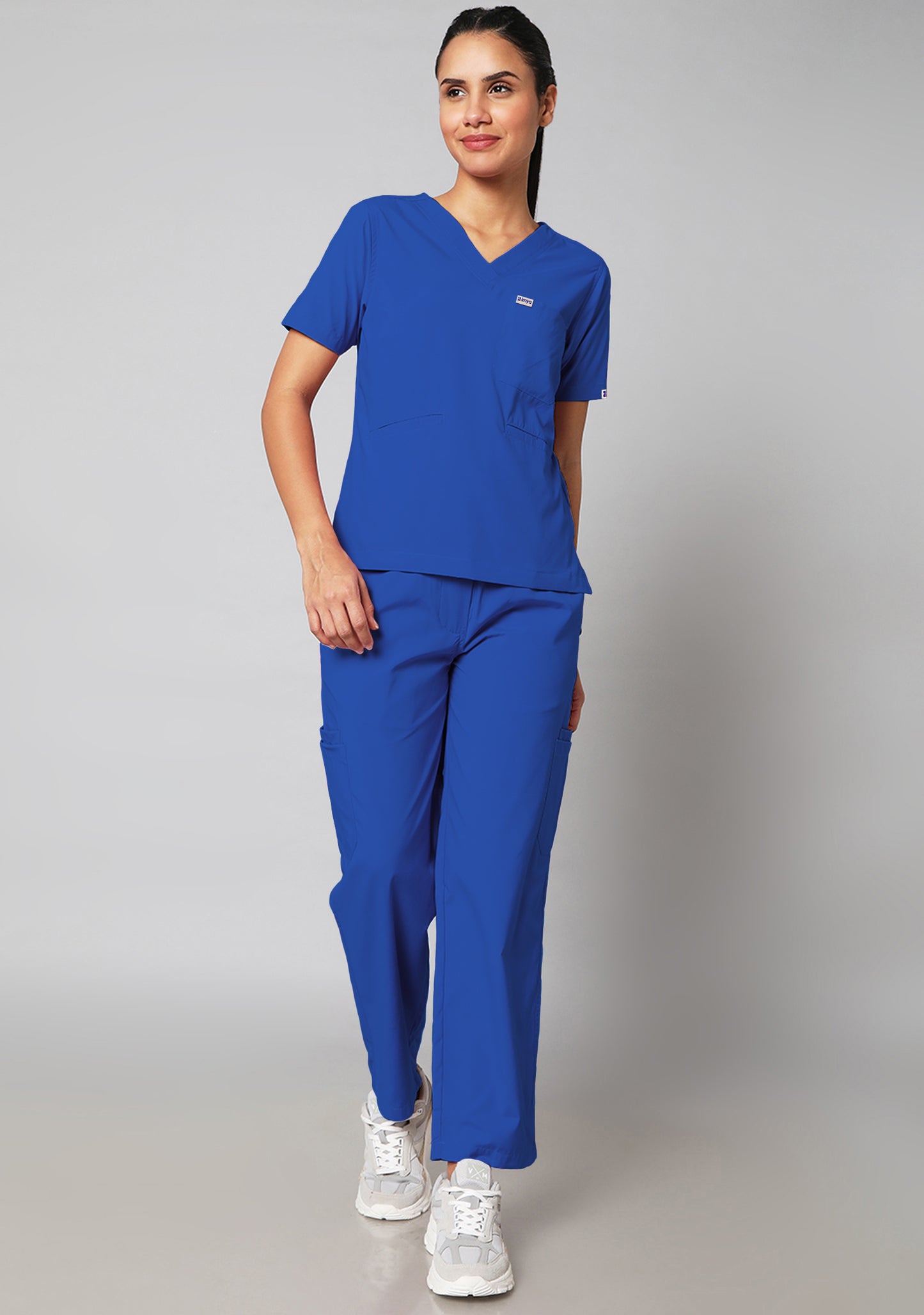 Classic Women's 10 Pocket (Galaxy Blue) Scrub