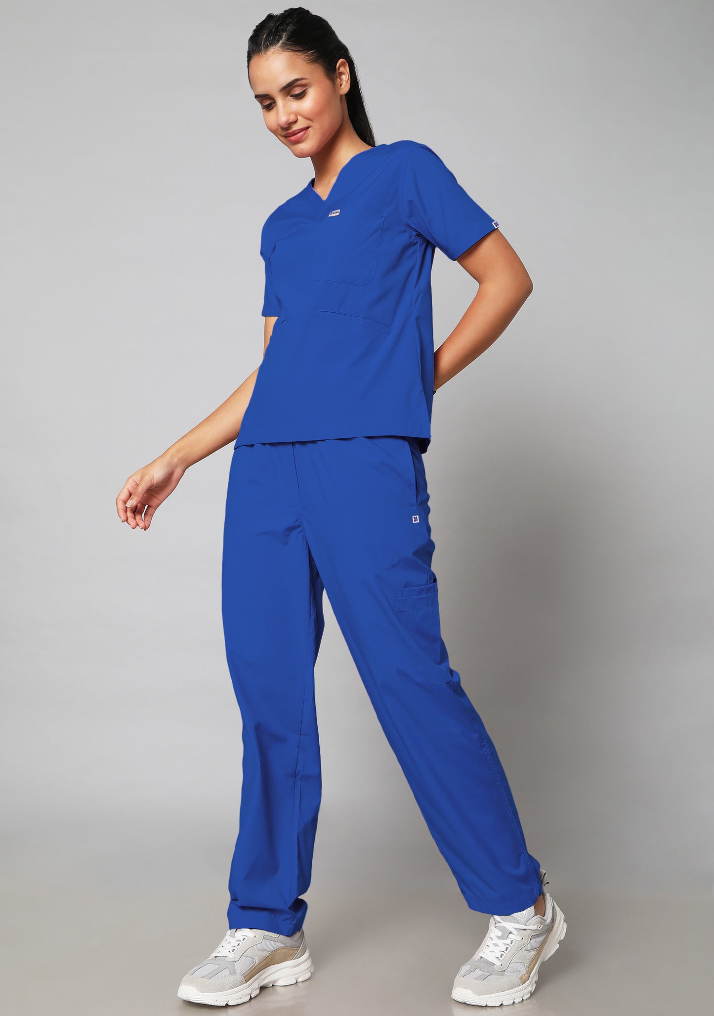 Classic Women's 10 Pocket (Galaxy Blue) Scrub