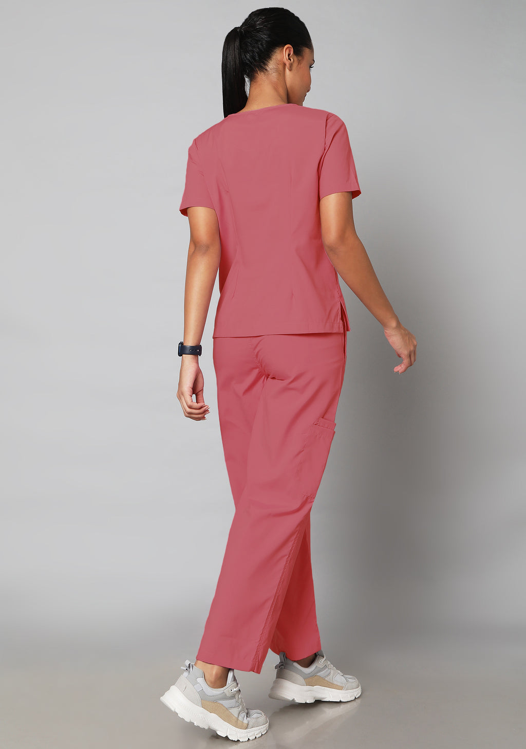 Classic Women's 10 Pocket (Mauve) Scrub