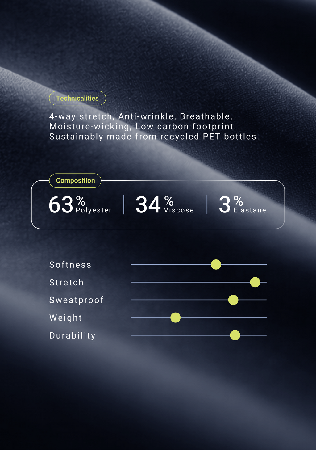 ecoflex™ Men's V-Neck (Steel Grey) Scrub