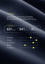 ecoflex™ Men's V-Neck (Steel Grey) Scrub