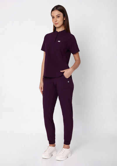 Women's Jogger (Wine) Scrubs