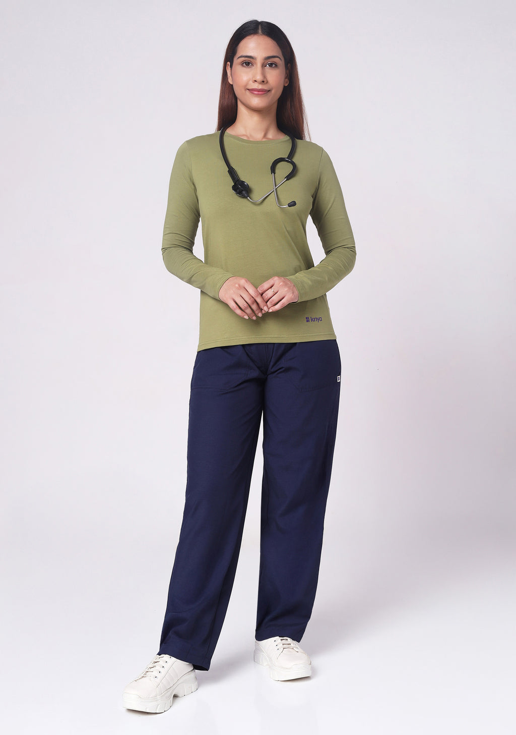 Women's Supersoft L/S (Olive) Underscrub