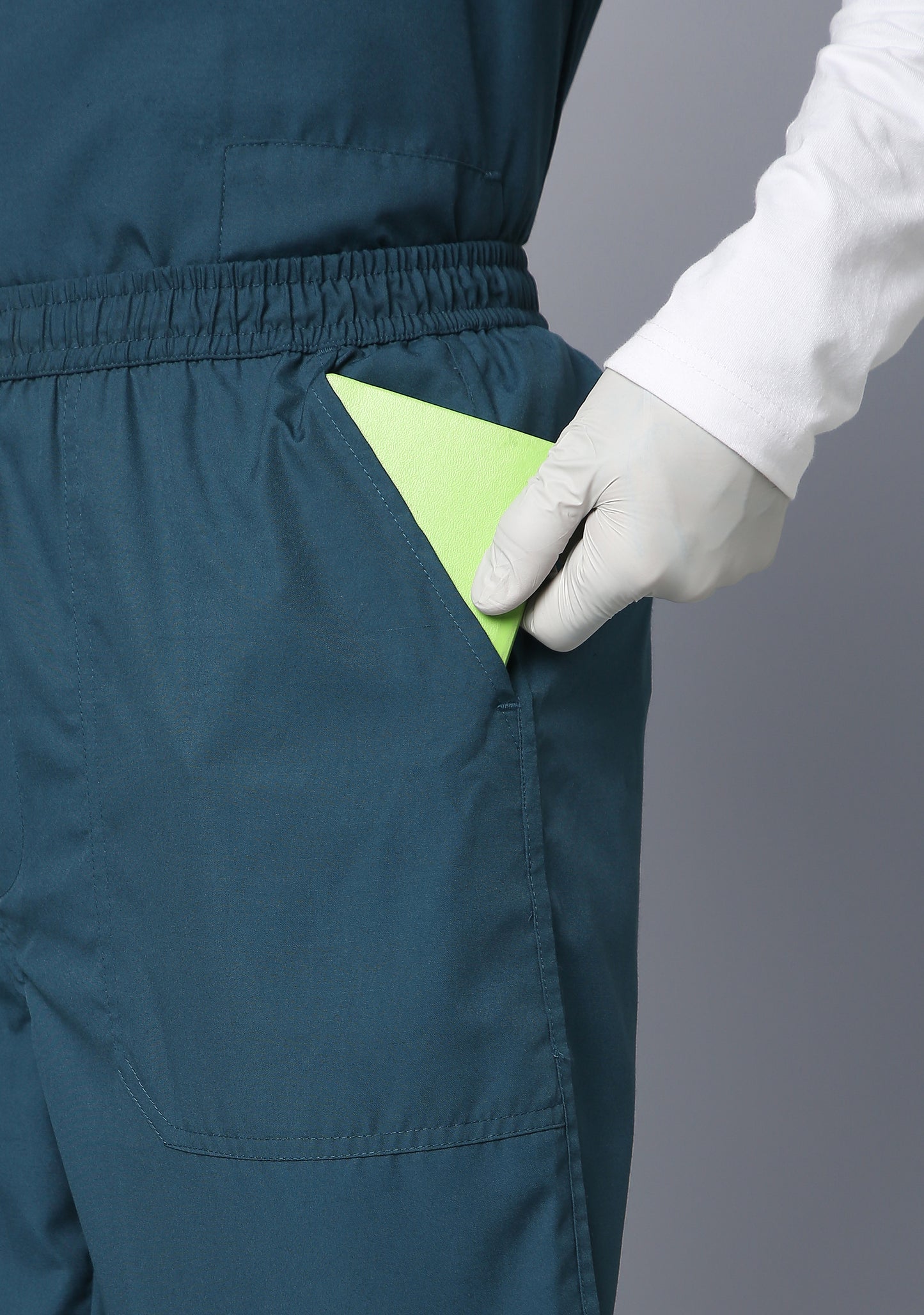 Classic Men's 2-Pocket (Forest Green) Scrub Bottom