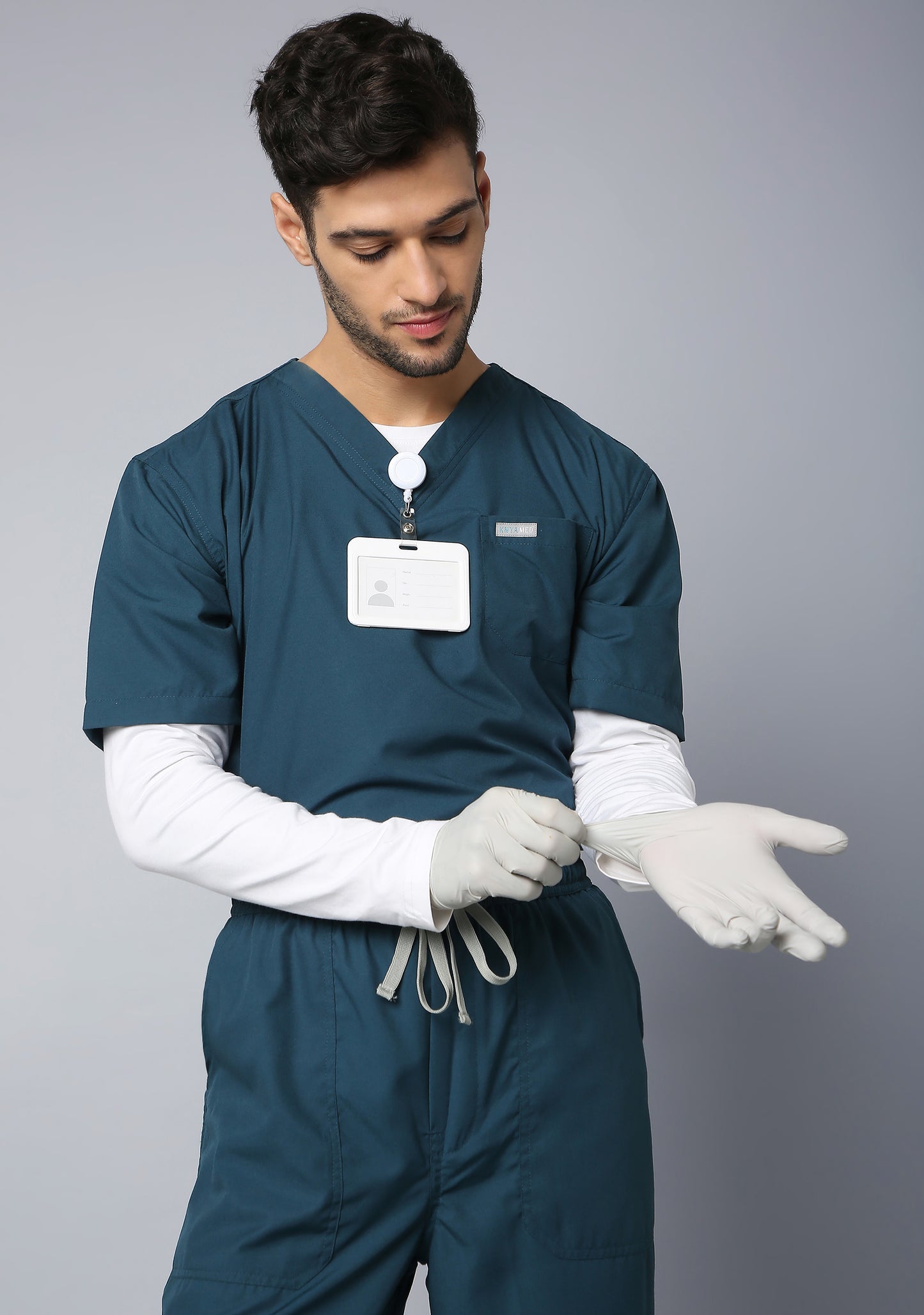 Classic Men's 2-Pocket (Forest Green) Scrub Bottom