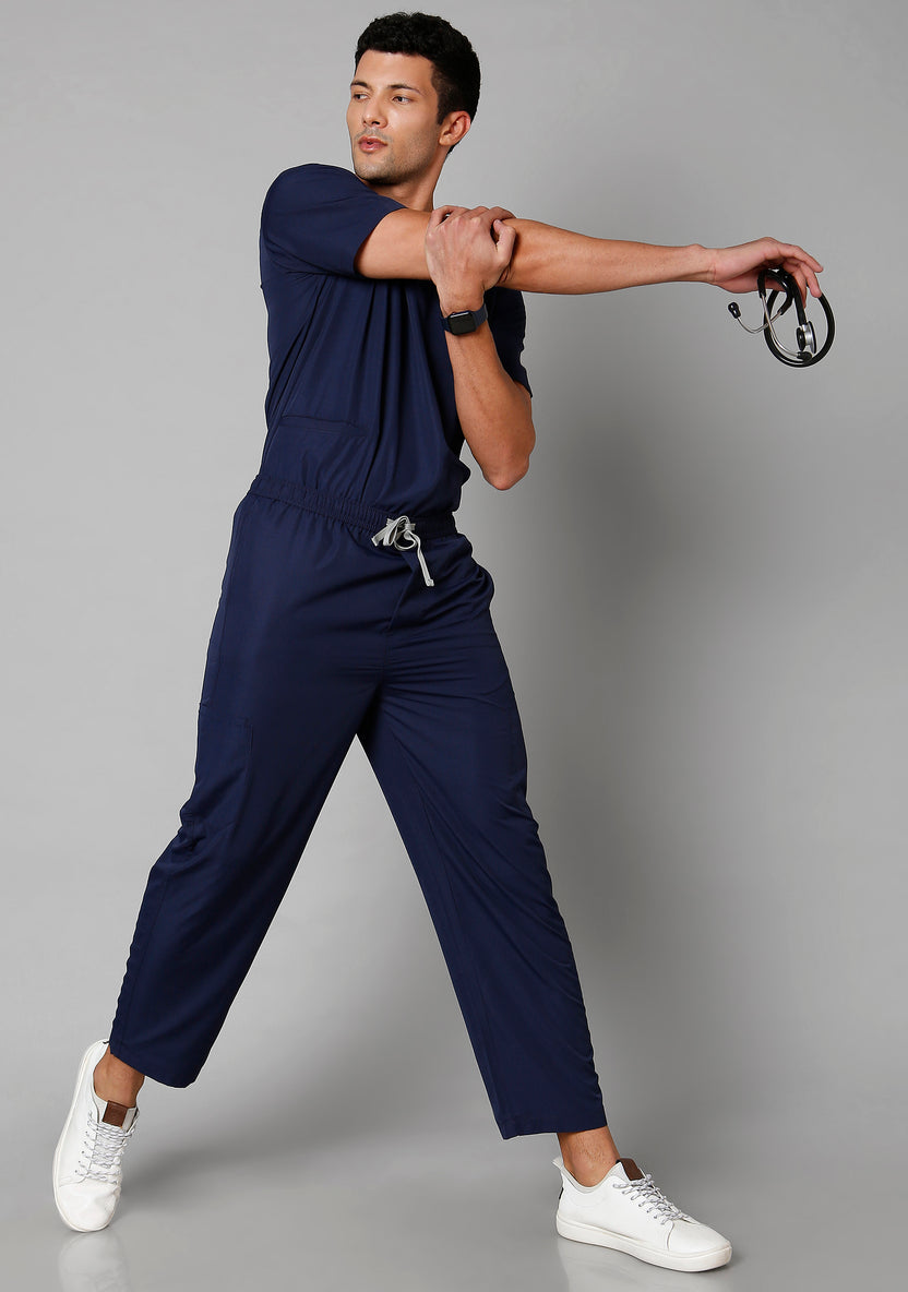 Classic Men's 10 Pocket (Navy) Scrub